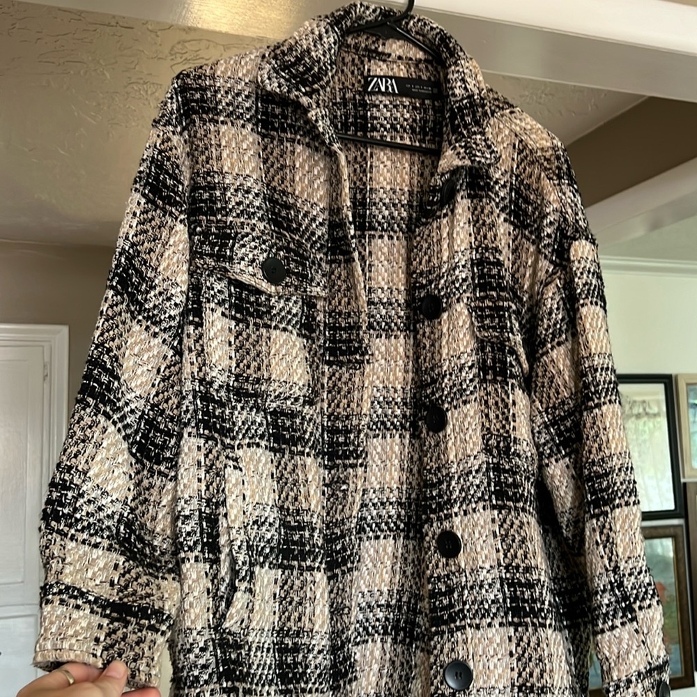 Zara tweed jacket - size S